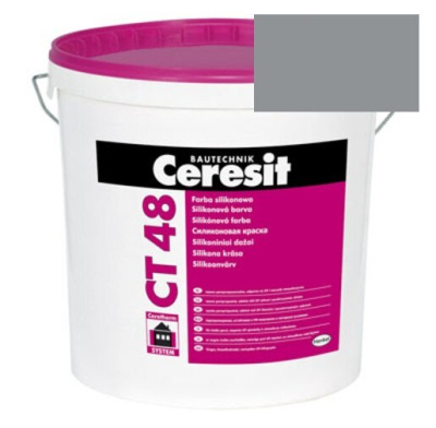 Краска силиконовая фасадная Ceresit CT 48 15 л Nebraska 4