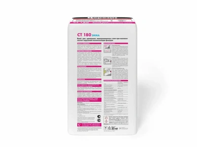 Смесь сухая клеевая для минеральной ваты Церезит CT 180 Зима 25 кг