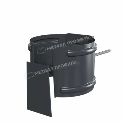 Держатель трубы на кирпич Металл Профиль Foramina D=100 PL-double RAL 7024