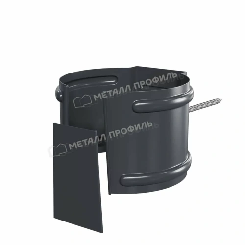 Держатель трубы на кирпич Металл Профиль Foramina D=100 PL-double RAL 7024