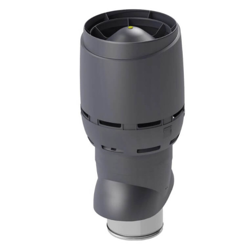 Выход вентиляционный изолированный с колпаком Vilpe Flow XL, D=250P/ИЗ/700, RAL 9005