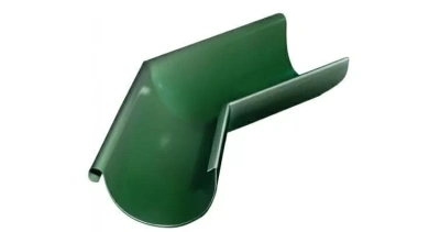 Угол желоба внешний Grand Line 125/90,135°, RAL 6005