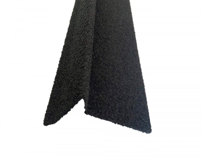 Планка торцевая правая ТЕХНОНИКОЛЬ с гранулятом, черный