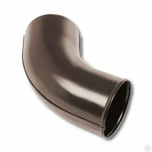 Колено сливное Металл Профиль Foramina D=100 круглого сечения Solano PL-double RAL 8017