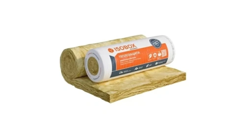 Мат минераловатный ISOBOX 44 R Теплозащита, 8200x1220x50 мм, 20 м2