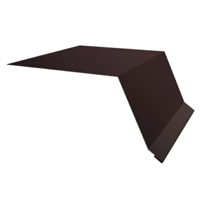 Планка карнизная Grand Line 100х55х2000х0,45 мм PE RAL 8017