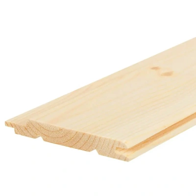 Евровагонка 12,5х96х2000 мм, сорт Оптима, Лиственница, 10 шт
