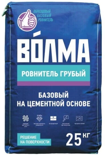 Стяжка Волма Ровнитель грубый 25 кг