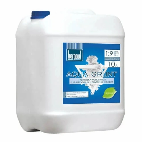 Грунтовка акриловая Bergauf Aqua Grunt 10 л