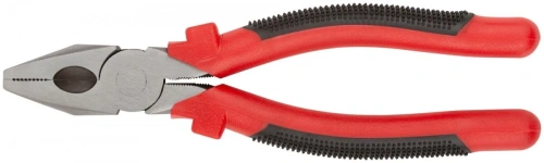 Плоскогубцы комбинированные FIT IT 48200 Стандарт 200 полированная сталь ручки пластиковые красно-че