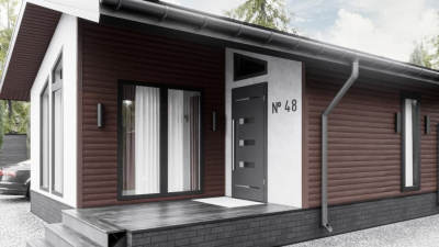 Сайдинг ТЕХНОНИКОЛЬ Фактур Блок-хаус, 3000 мм, Орех