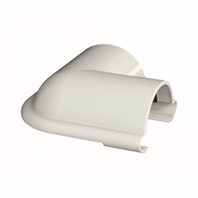 Угол желоба ТЕХНОНИКОЛЬ МАКСИ 152/100, 90°, белый