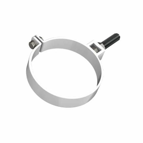 ТН ПВХ МАКСИ Хомут трубы L=180, снежно-белый, шт