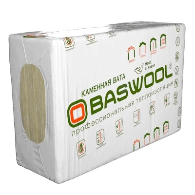 Плита минераловатная BASWOOL Руф В 160 1200х600х40 мм, 5 шт