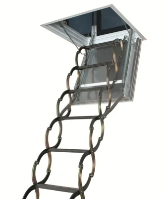 Лестница чeрдачная металлическая огнестойкая Fakro LSF-300 70х120 см