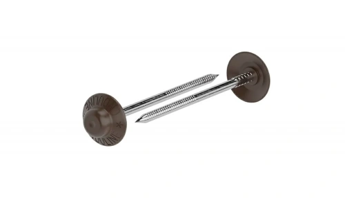 Гвоздь кровельный Ондулин, 3х75 мм, коричневый, 100 шт