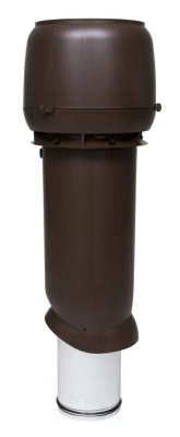 Выход вентиляционный изолированный с колпаком Vilpe D=160/ИЗ/700 RR32 коричневый