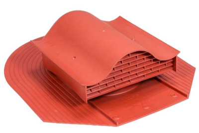 Аэратор кровельный Vilpe Huopa KTV, RAL 3009, красный