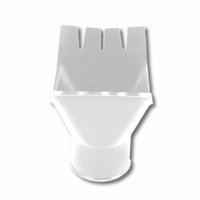 Воронка выпускная Металл Профиль Foramina круглого сечения D=125 Solano PL-double RAL 9010