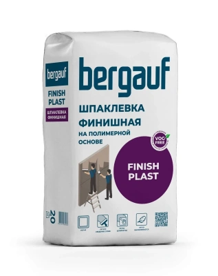 Шпатлевка полимерная Bergauf Finish Plast 20 кг
