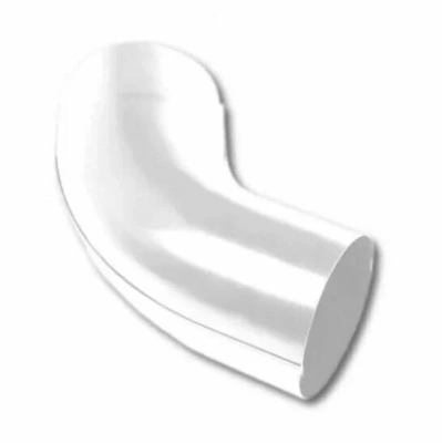 Колено трубы Металл Профиль Foramina круглого сечения D=100 Solano PL-double RAL 9010