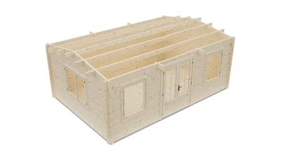 Садовый дом 21 Соло (Комфорт) - брус 44 мм (Нов.)