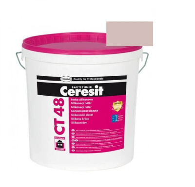 Краска фасадная силиконовая CERESIT CT 48 колерованная Tenerife 5 15 л
