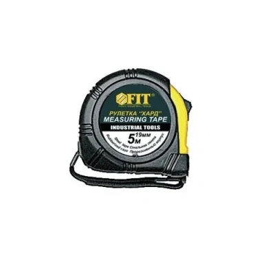 Рулетка FIT Хард 17206 25х5000 мм обрезиненный корпус