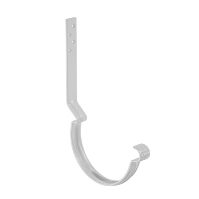Крюк крепления желоба длинный Aquasystem 90/125 М У с комплектом крепления PU RAL 9003
