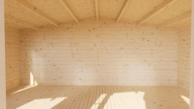 Садовый дом 21 Комфорт брус 44 мм