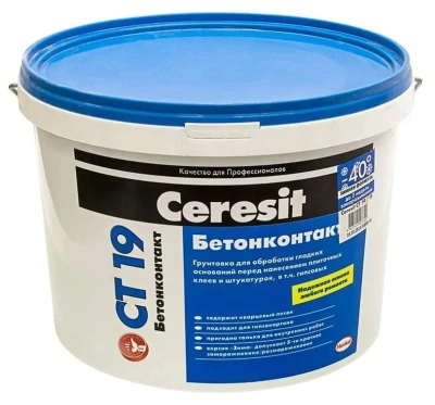 Грунтовка бетонконтакт Ceresit CT 19 Зима, 3 кг