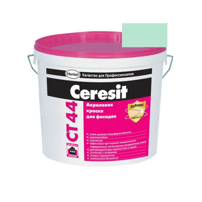 Краска фасадная акриловая CERESIT CT 44 колерованная Oregon 3 15 л
