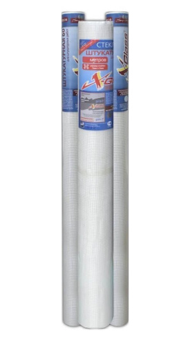 Сетка стеклотканевая для штукатурных работ X-GLASS Pro 1х50 м ячейка 5х5 мм 60 г/м2