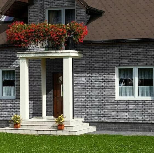 Фасадная плитка ТЕХНОНИКОЛЬ Hauberk Сланец Камень