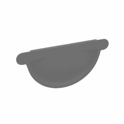 Заглушка желоба Grand Line 125/90, RAL 7024