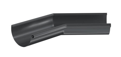 Угол желоба Aquasystem Комфорт 125/90, 135°, RAL 7024