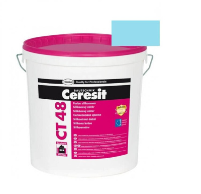 Краска фасадная силиконовая CERESIT CT 48 колерованная Oceania 5 15 л
