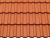 Черепица цементно-песчаная рядовая BRAAS Франкфурт красный