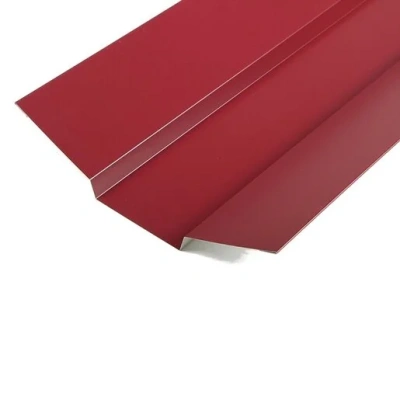 Планка ендовы верхней Металл Профиль 76х76х2000х0,45 мм PE RAL 3005