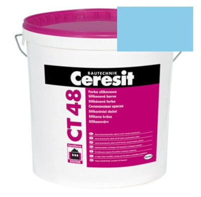 Краска силиконовая фасадная Ceresit CT 48 15 л Pacific 4