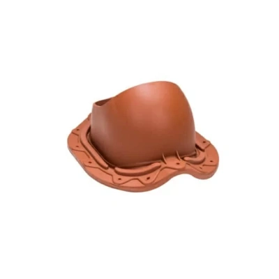 Проходной элемент для металлочерепицы Vilpe Muotokate, D=110-160 мм, RAL 8004, кирпичный