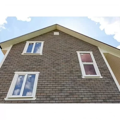 Фасадная плитка ТЕХНОНИКОЛЬ Hauberk Серо-бежевый Кирпич