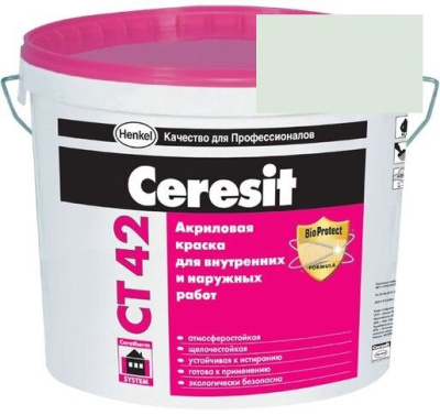 Краска акриловая фасадная Ceresit CT 42 15 л Montana 2