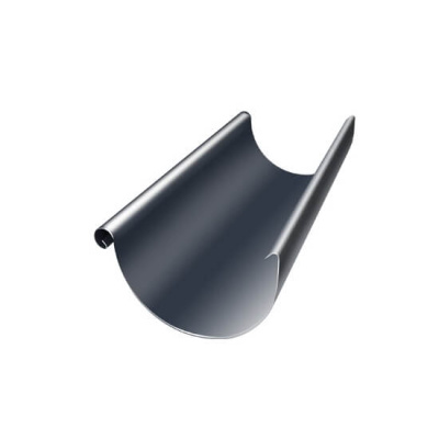 Желоб водосточный Металл Профиль 125/90, 3000 мм, PE-double, RAL 7024