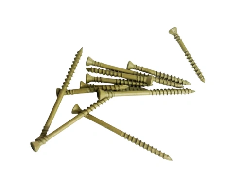 Саморез отделочный Гвозdeck E-coating Torx15 потайной 4,0х60, бежевый, 200 шт