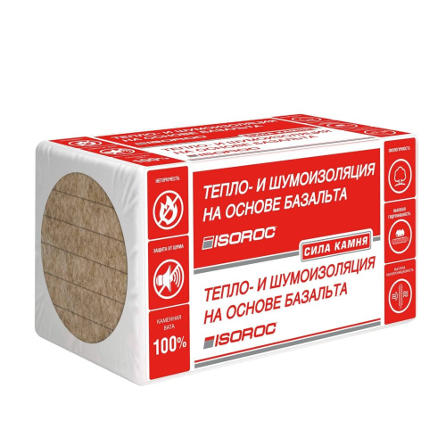 Утеплитель Изорок Изоруф-В 1000х600х50мм (2,4м2) 175 кг/м³