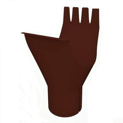 Воронка желоба Grand Line 125/90, RAL 8017