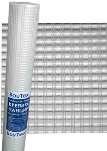 Стеклосетка штукатурная панцирная 320 г/м2 Баутекс Крепикс 3600 1х25м
