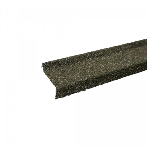 Планка примыкания с гранулятом, оливковый