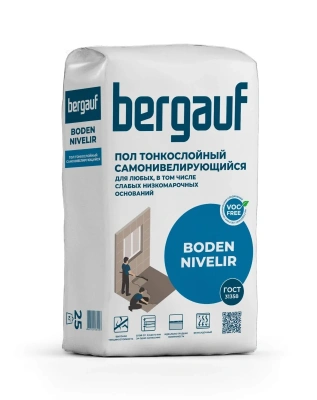 Смесь сухая напольная самонивелирующаяся Bergauf Boden Nivelir 25 кг